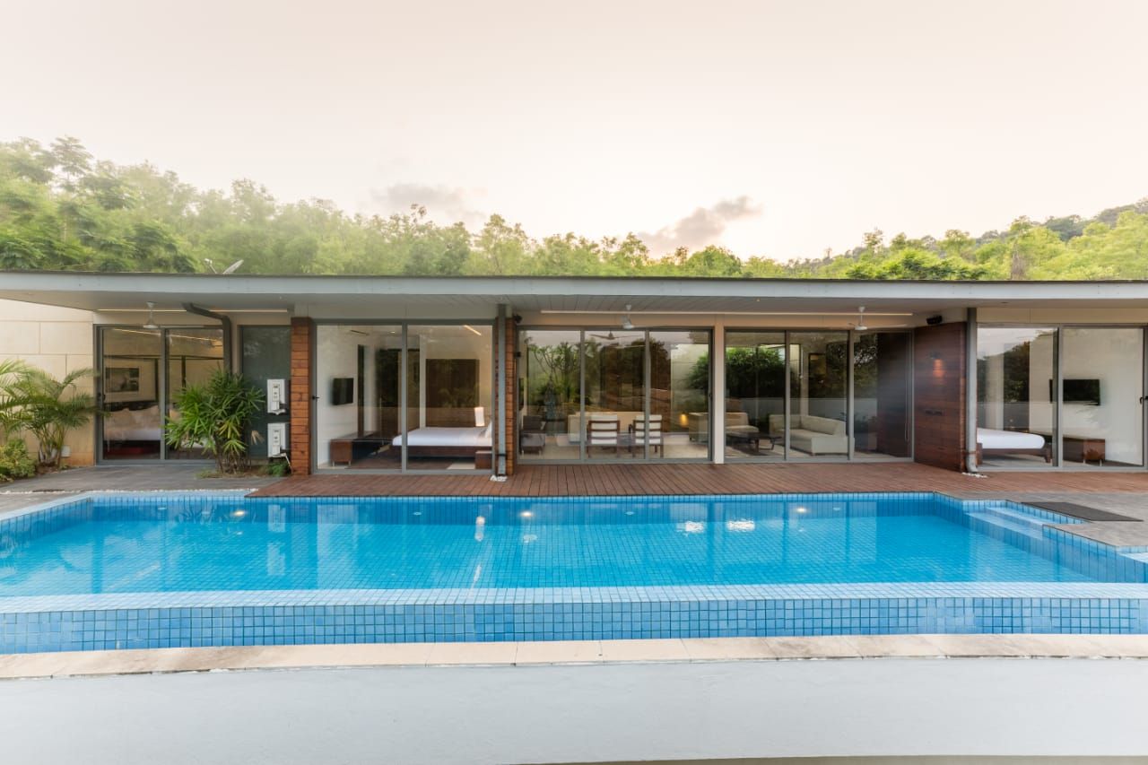 Holidayabodein Arpora Deck 4BHK Villa